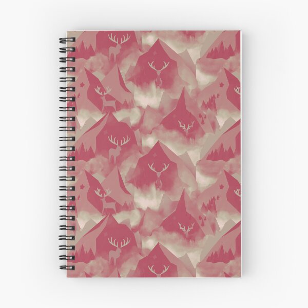Item preview, Misty Mountain Reindeer in Viva Magenta Ignite Palette designed and sold by katrinaroman.