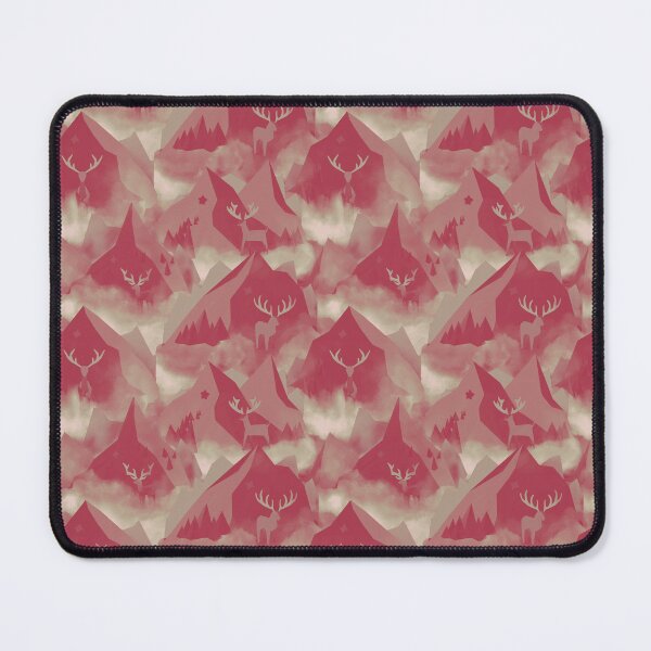 Item preview, Misty Mountain Reindeer in Viva Magenta Ignite Palette designed and sold by katrinaroman.