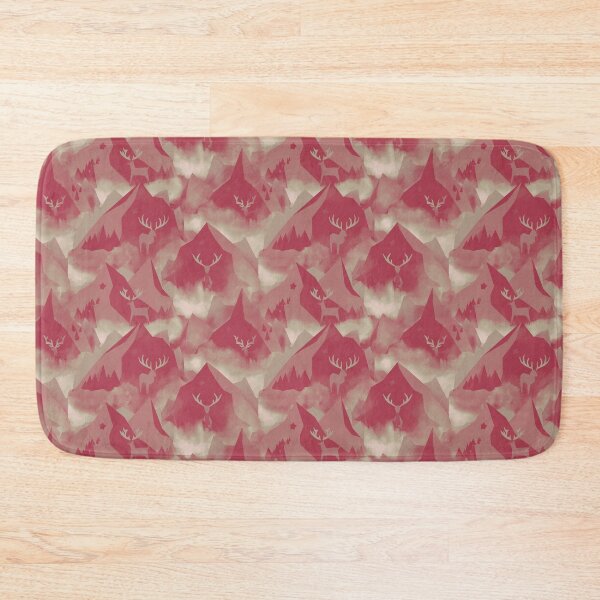 Item preview, Misty Mountain Reindeer in Viva Magenta Ignite Palette designed and sold by katrinaroman.