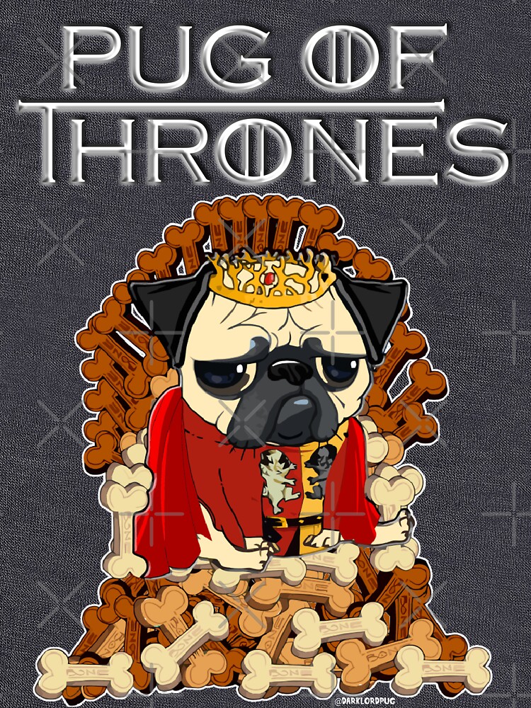 PUG OF THRONES by darklordpug
