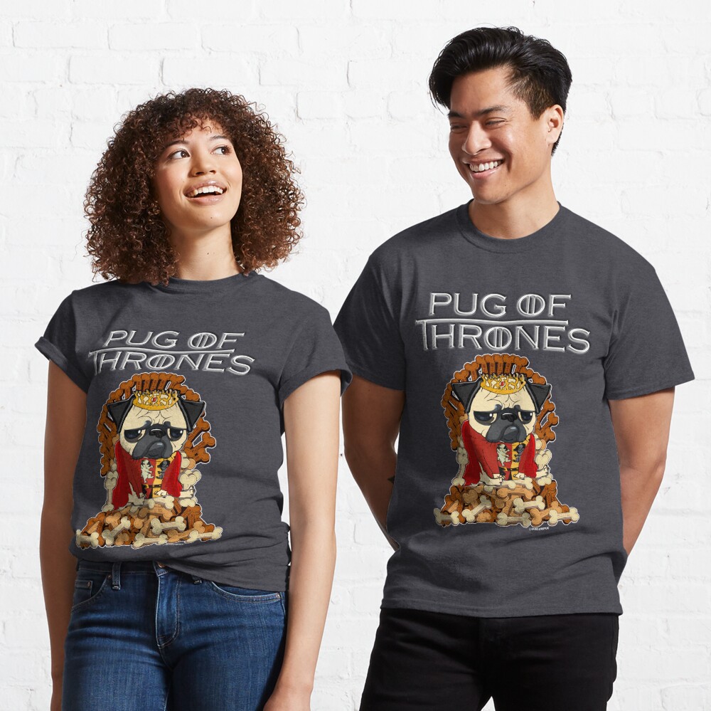 PUG OF THRONES Classic T-Shirt