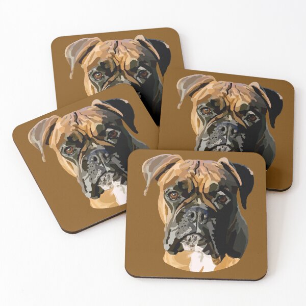 Item preview, Boxer Dog Hand Drawn Digital Art designed and sold by Lartheviking.
