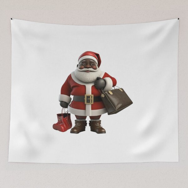 Item preview, Black Santa VII designed and sold by rosacrumpton.