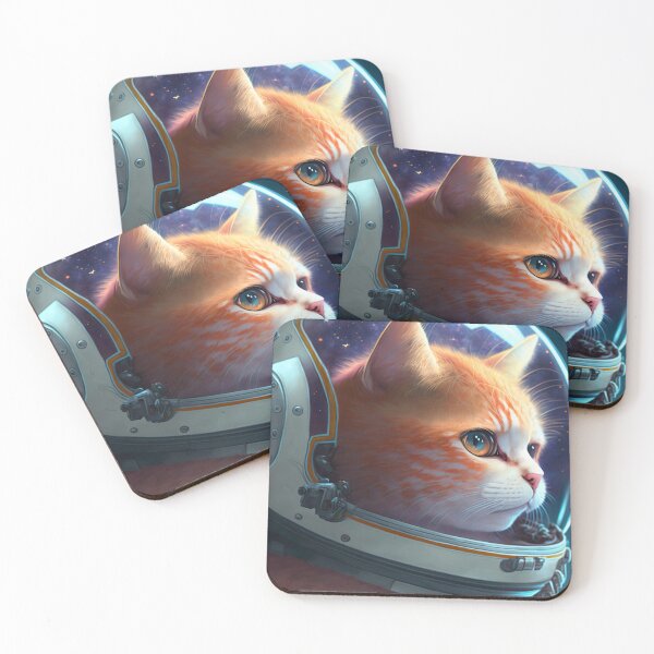 Item preview, Cat Astronaut Illustration designed and sold by Christophe Henin.