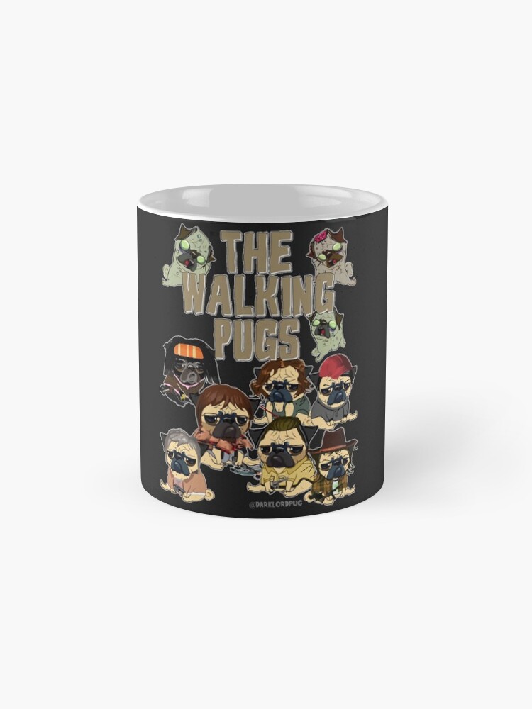Alternate view of The Walking Pugs Mug