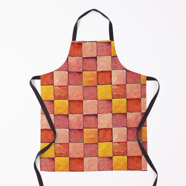 Item preview, Red and Yellow Tiles Wallpaper designed and sold by thisisallahoax.