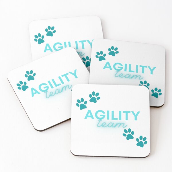 Item preview, Agility team in turquoise with legs designed and sold by PausePapote.