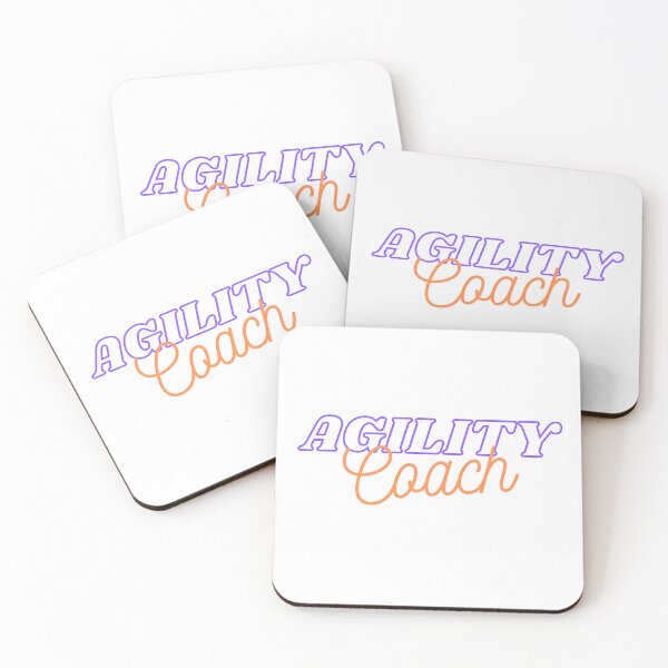 Item preview, Agility coach in purple and orange designed and sold by PausePapote.