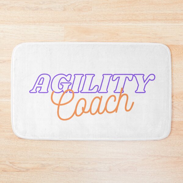 Item preview, Agility coach in purple and orange designed and sold by PausePapote.