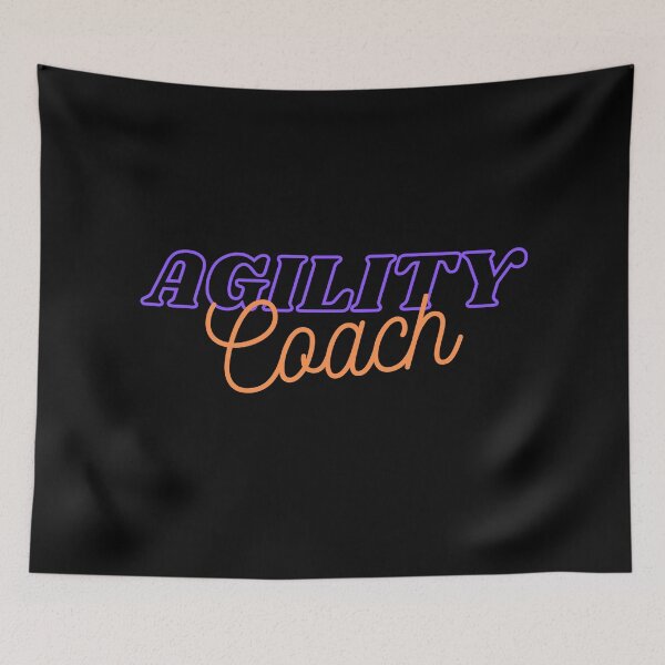 Item preview, Agility coach in purple and orange designed and sold by PausePapote.