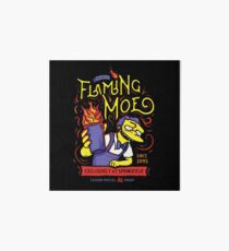 Flaming Classic Drink Art Board