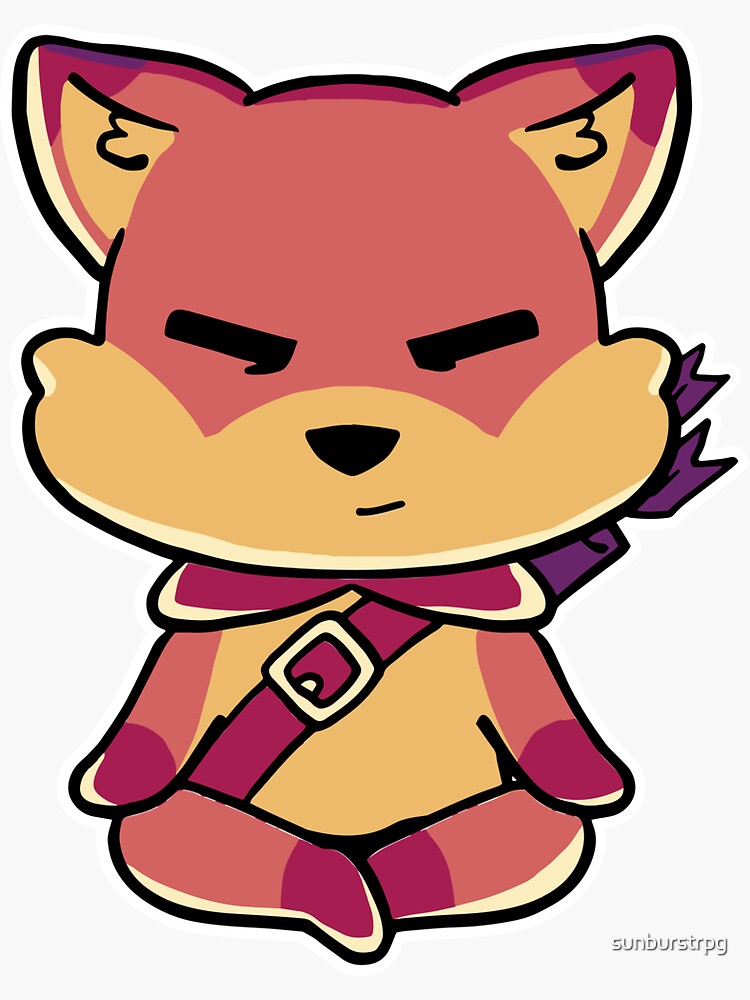 Dandd Ranger Or Druid Class Fox Sticker For Sale By Sunburstrpg Redbubble 2120