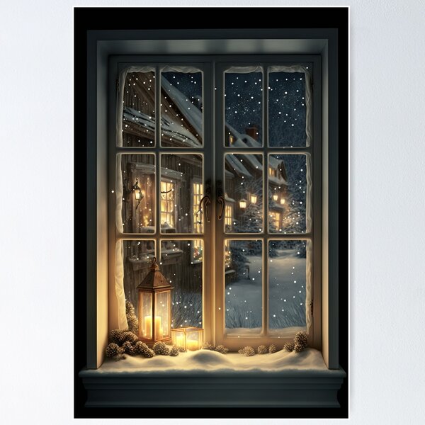 Item preview, Wintry view designed and sold by VisionaryAI.