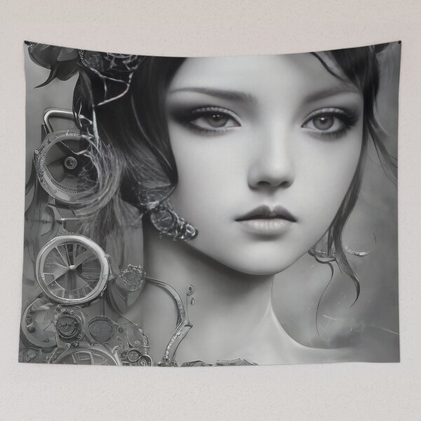 Item preview, Agnese Steampunk Girl Portrait  designed and sold by Kamiri.