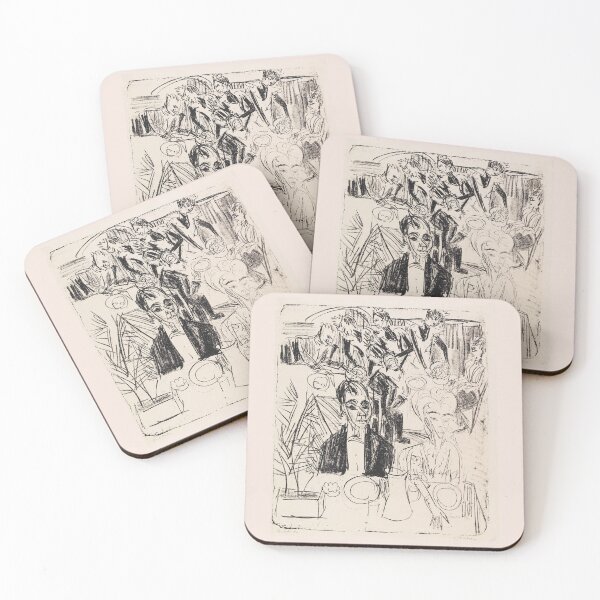 Item preview, Ernst Ludwig Kirchner Dinertafel-Sanatorium  designed and sold by TeeARTHY.