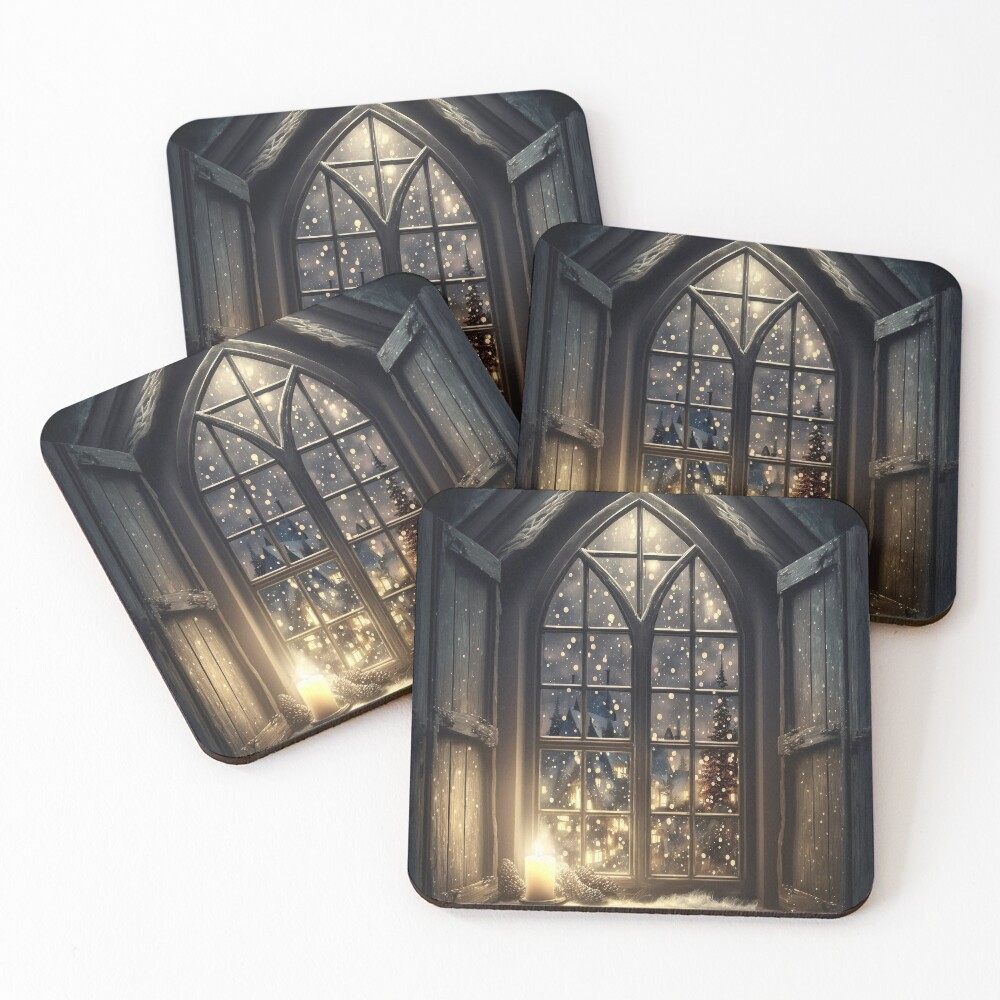 Item preview, Coasters (Set of 4) designed and sold by VisionaryAI.