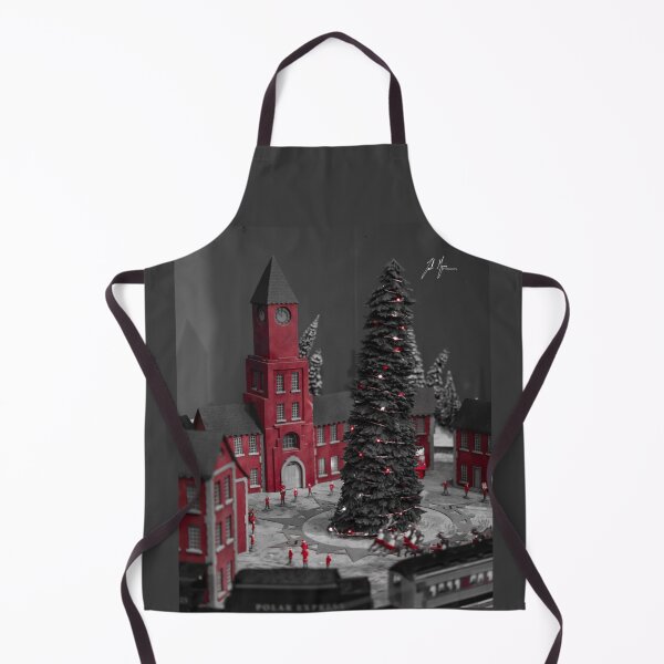 Item preview, Black, White & Red Christmas Village designed and sold by ZMorrisDesigns.