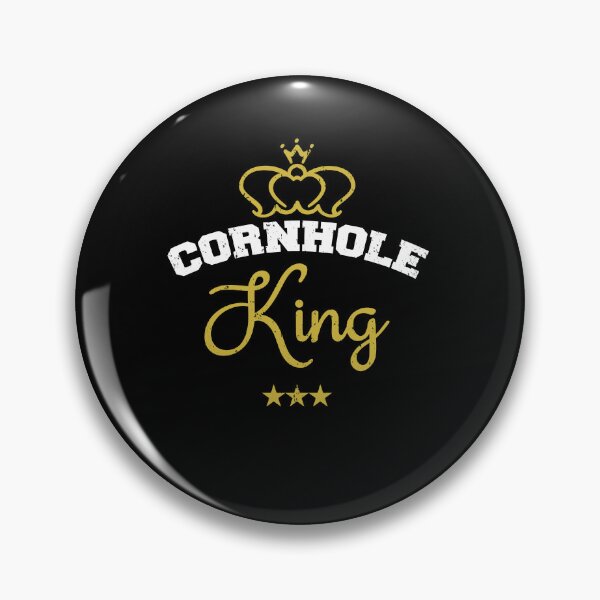Artikelvorschau, Vintage Distressed Cornhole King Geschenk entworfen und verkauft von ARTZ84.