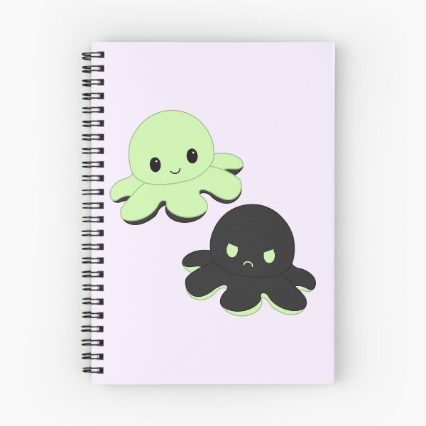 Item preview, Moody Reversible Octopus Duo in Black and Green designed and sold by ShopBabyFace.
