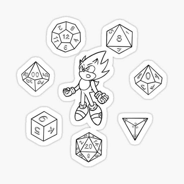 Chaos Emeralds Sticker for Sale by HybridSketches