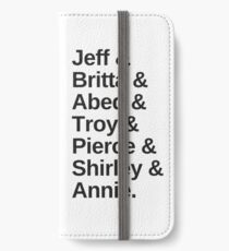 Community List Shirt iPhone Wallet/Case/Skin