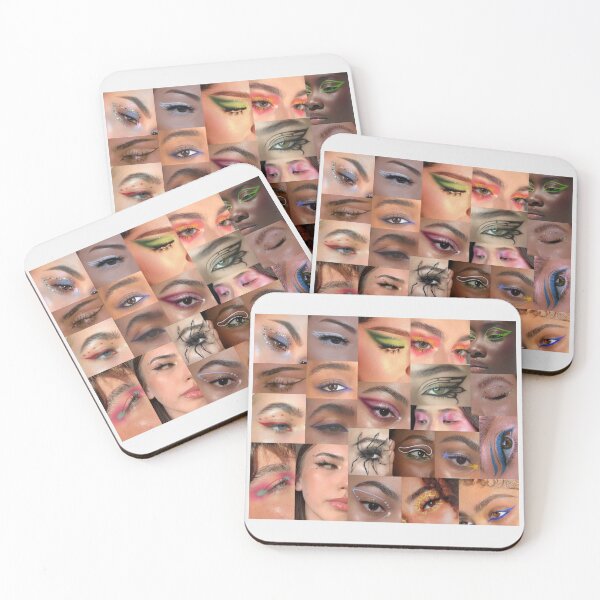 Item preview, eye makeup aesthetic collage designed and sold by morgananjos.