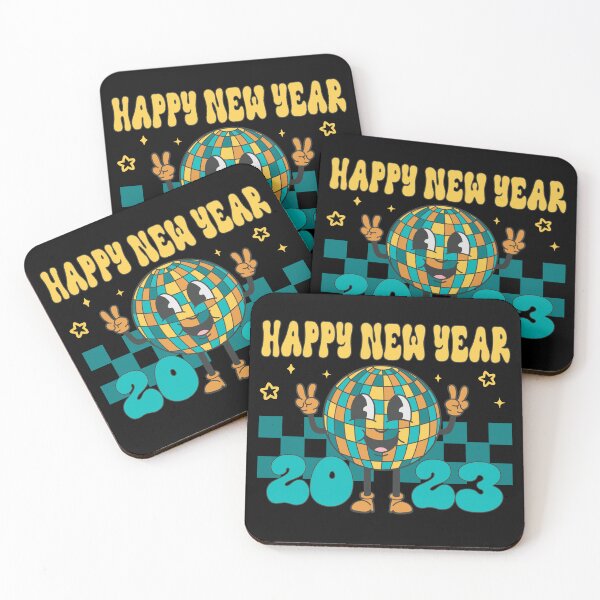 Item preview, New Years Eve 2023 Retro designed and sold by RockBeeDesigns.