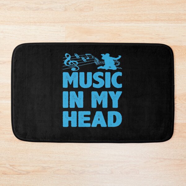 Item preview, Music In My Head Music Lover Musician Melody designed and sold by GrumpyDadCo.