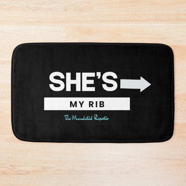 Item preview, She is My Rib (Husband and Wife Set) - Black designed and sold by TheReporter1.