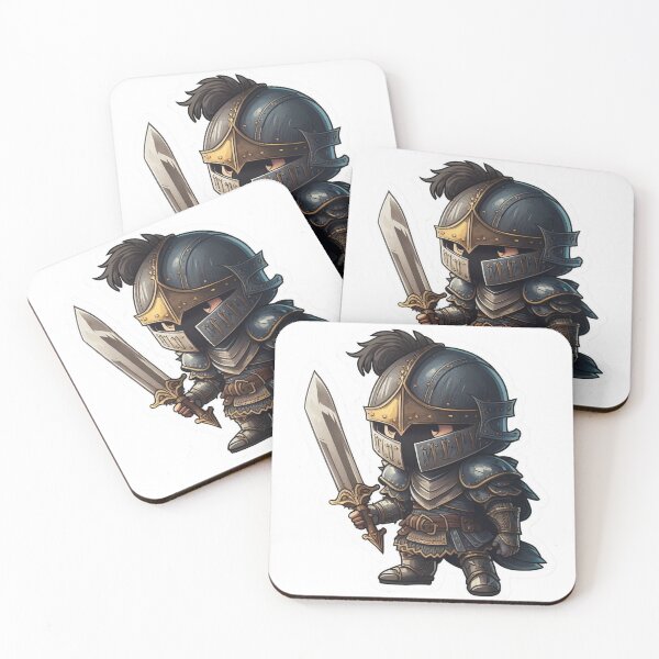 Artikelvorschau, Dunkler Chibi Ritter entworfen und verkauft von MarcGugDesigns.
