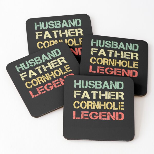 Item preview, Retro Vintage Husband Father Cornhole Legend Fathers Day Gift designed and sold by ARTZ84.