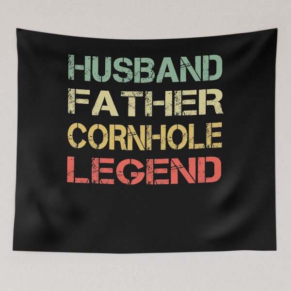 Item preview, Retro Vintage Husband Father Cornhole Legend Fathers Day Gift designed and sold by ARTZ84.
