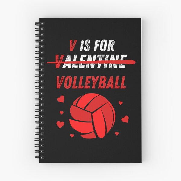 Item preview, V Is For Volleyball Funny Valentines Day Volleyball Player Gift designed and sold by Diferenty Shop  ⭐⭐⭐⭐⭐.