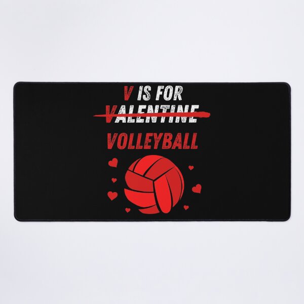 Item preview, V Is For Volleyball Funny Valentines Day Volleyball Player Gift designed and sold by Diferenty Shop  ⭐⭐⭐⭐⭐.