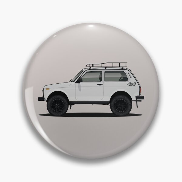 Item preview, white Lada Niva 4x4 designed and sold by OlegNaches.