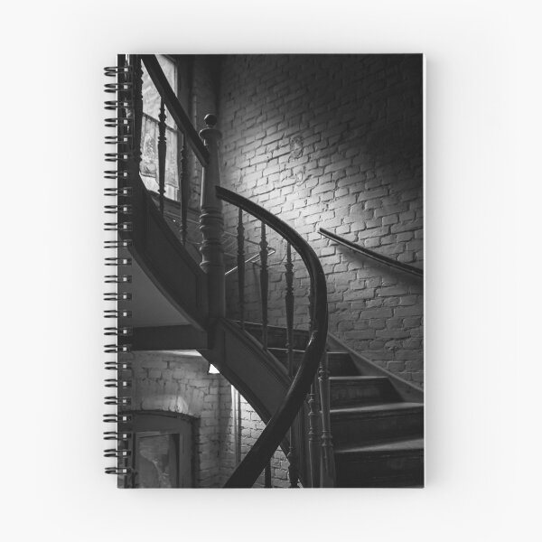 Item preview, Dark corridor and wooden stairs designed and sold by HausmannArt.