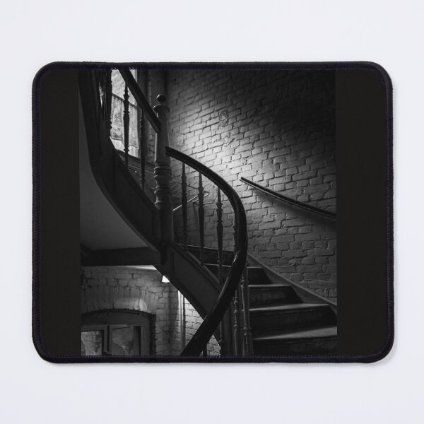 Item preview, Dark corridor and wooden stairs designed and sold by HausmannArt.
