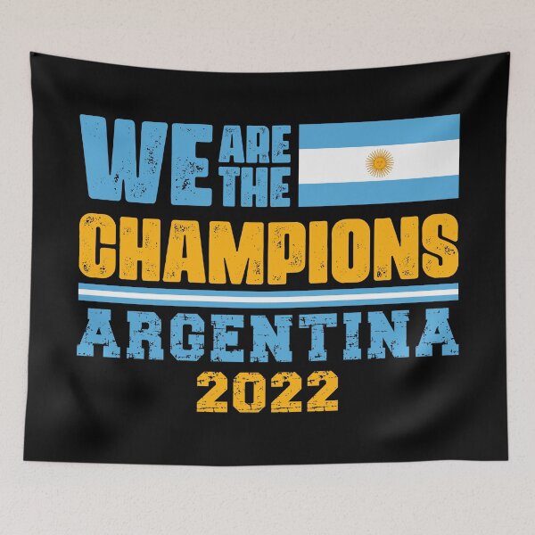 Item preview, Campeones del Mundo World Cup 2022 -  Argentina Mundial de Qatar 2022 Argentina World cup 2022  designed and sold by TRUE-FANS.