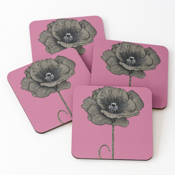 Item preview, Poppy composition No 03 (puce) designed and sold by EasyElegance.