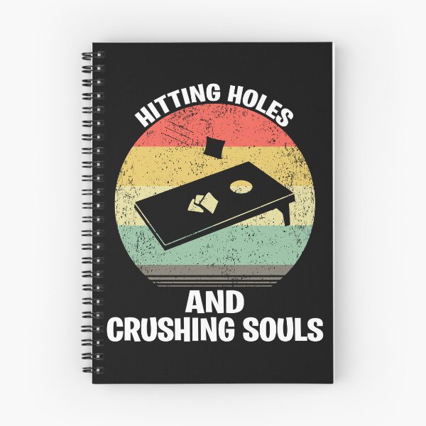 Item preview, Funny Retro Vintage Distressed Cornhole Hitting Holes and Crushing Souls Gift designed and sold by ARTZ84.
