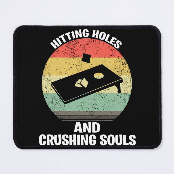 Item preview, Funny Retro Vintage Distressed Cornhole Hitting Holes and Crushing Souls Gift designed and sold by ARTZ84.
