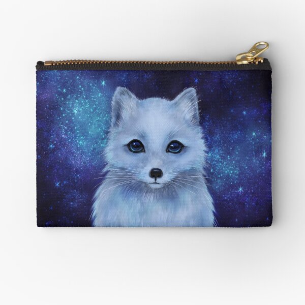 Arctic Fox Zipper Pouch