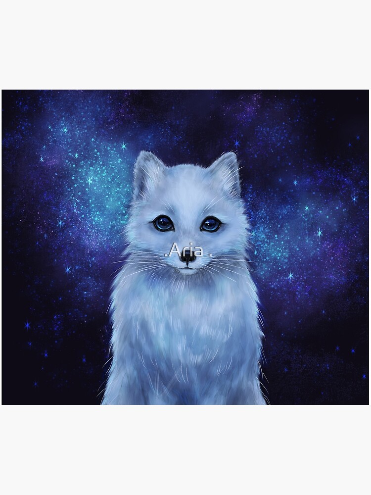 Housse De Couette Le Renard Arctique Par Ariaillustr Redbubble