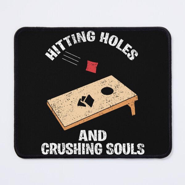 Item preview, Funny Retro Vintage Distressed Cornhole Hitting Holes and Crushing Souls Gift designed and sold by ARTZ84.