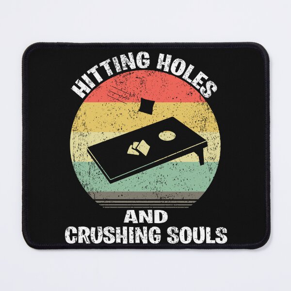 Item preview, Funny Retro Vintage Distressed Cornhole Hitting Holes and Crushing Souls Gift designed and sold by ARTZ84.
