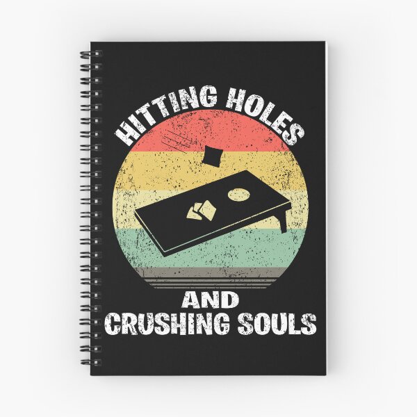 Item preview, Funny Retro Vintage Distressed Cornhole Hitting Holes and Crushing Souls Gift designed and sold by ARTZ84.