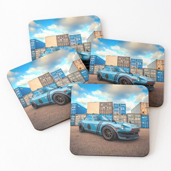 Item preview, Beautiful Nissan 240Z Poster – Classic JDM Sports Car Art designed and sold by Road To Track.