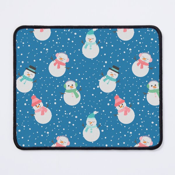 Item preview, Cute Snowman Pattern Blue designed and sold by SamAnnDesigns.