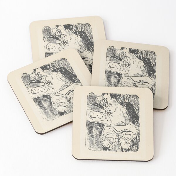 Item preview, Ernst Ludwig Kirchner Graphik besehendes Mädchen (1907) designed and sold by TeeARTHY.