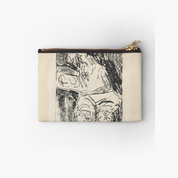 Item preview, Ernst Ludwig Kirchner Graphik besehendes Mädchen (1907) designed and sold by TeeARTHY.